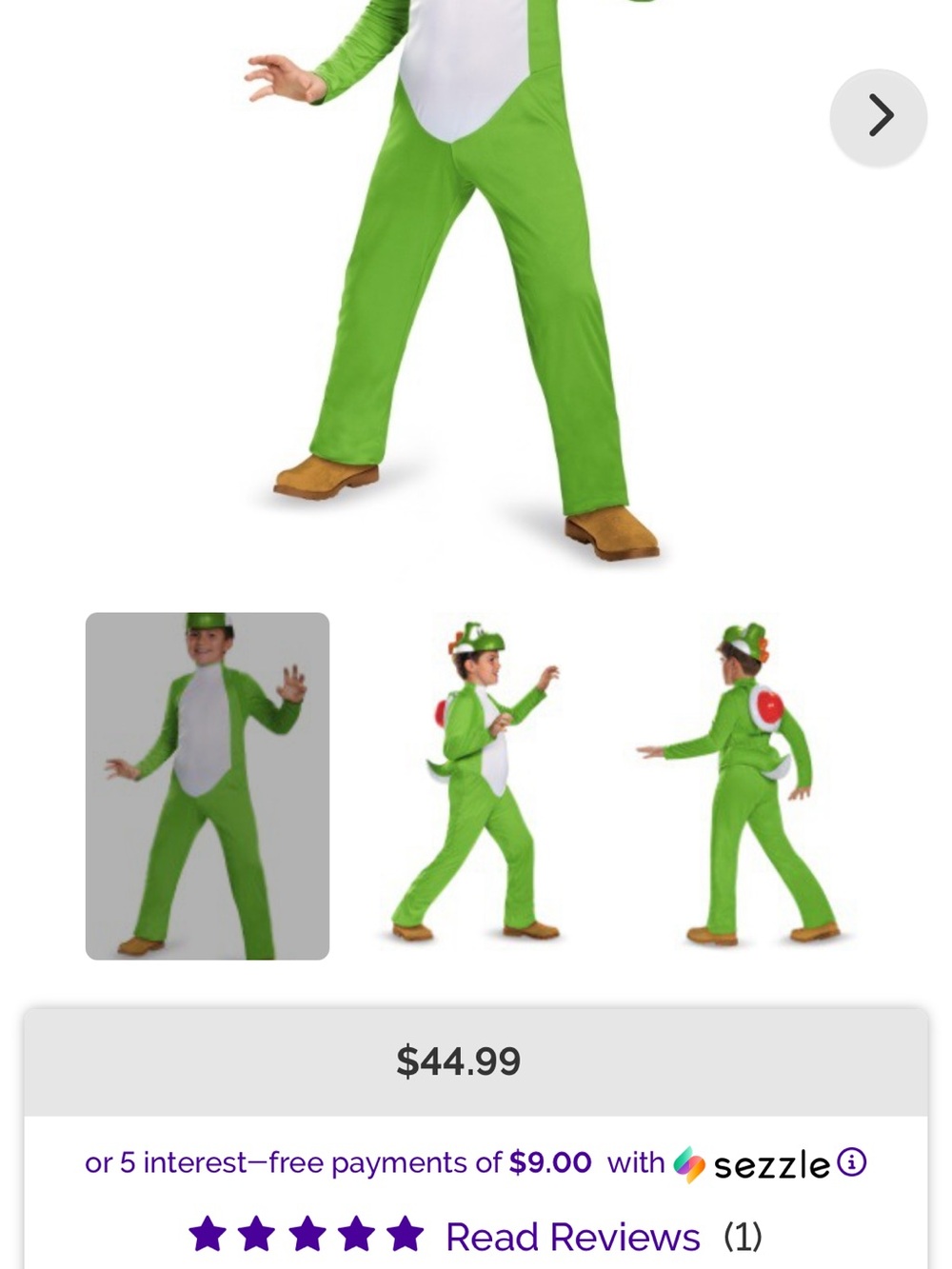 Yoshi Costume Boys